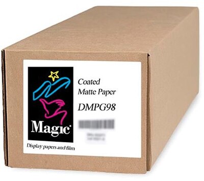 Magiclee/Magic DMPG98 44 x 150 Coated Matte Presentation Paper, Bright White, Roll (61489)