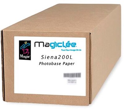 Magiclee/Magic Siena 200L 42 x 100 Coated Lustre Microporous Photobase Paper, Bright White, Roll (64072)