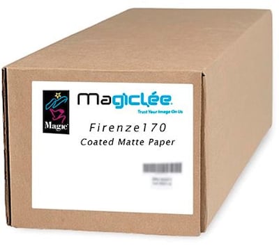 Magiclee/Magic Firenze 170 Wide Format Bond Paper Roll, 24 x 100, Matte Finish (73385)