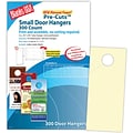 Blanks/USA® 3.67 x 8 1/2 80 lbs. Digital Smooth Cover Door Hanger, Natural, 50/Pack