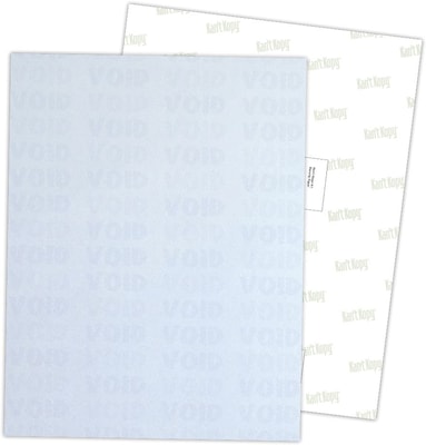 Blanks/USA® Kant Kopy® 8 1/2 x 11 60 lbs. K1 8 Features Security Paper, Void Blue, 2500/Pack