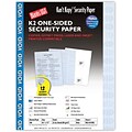 Blanks/USA® Kant Kopy® 8 1/2 x 11 60 lbs. K2 Security Paper, Void Blue, 100/Pack