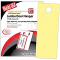 Blanks/USA® 4 1/4 x 11 Digital Bristol Cover Door Hanger, Canary Yellow, 50/Pack