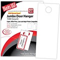 Blanks/USA® 4 1/4 x 11 67 lbs. Digital Bristol Cover Door Hanger, White, 50/Pack