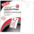Blanks/USA® 4 1/4 x 11 80 lbs. Digital Smooth Cover Door Hanger, White, 50/Pack