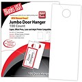Blanks/USA® 4 1/4 x 11 90 lbs. Index Digital Index Cover Door Hanger, White, 50/Pack