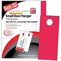 Blanks/USA® 3.67 x 8 1/2 65 lbs. Digital Timberline Cover Door Hanger, Sumac Red, 50/Pack