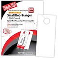 Blanks/USA® 3.67 x 8 1/2 80 lbs. Digital Gloss Cover Door Hanger, White, 334/Pack