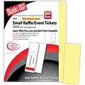 Blanks/USA® 2 1/8 x 5 1/2 Digital Index Cover Event Ticket, Yellow, 50/Pack