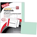 Blanks/USA® Index Digital Postcard, 5 1/2 x 4 1/4, Green, 50/Pack