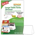 Blanks/USA® 6 x 3 3/8 x 5 5/8 80 lbs. Digital Table Tent, White, 100/Pack
