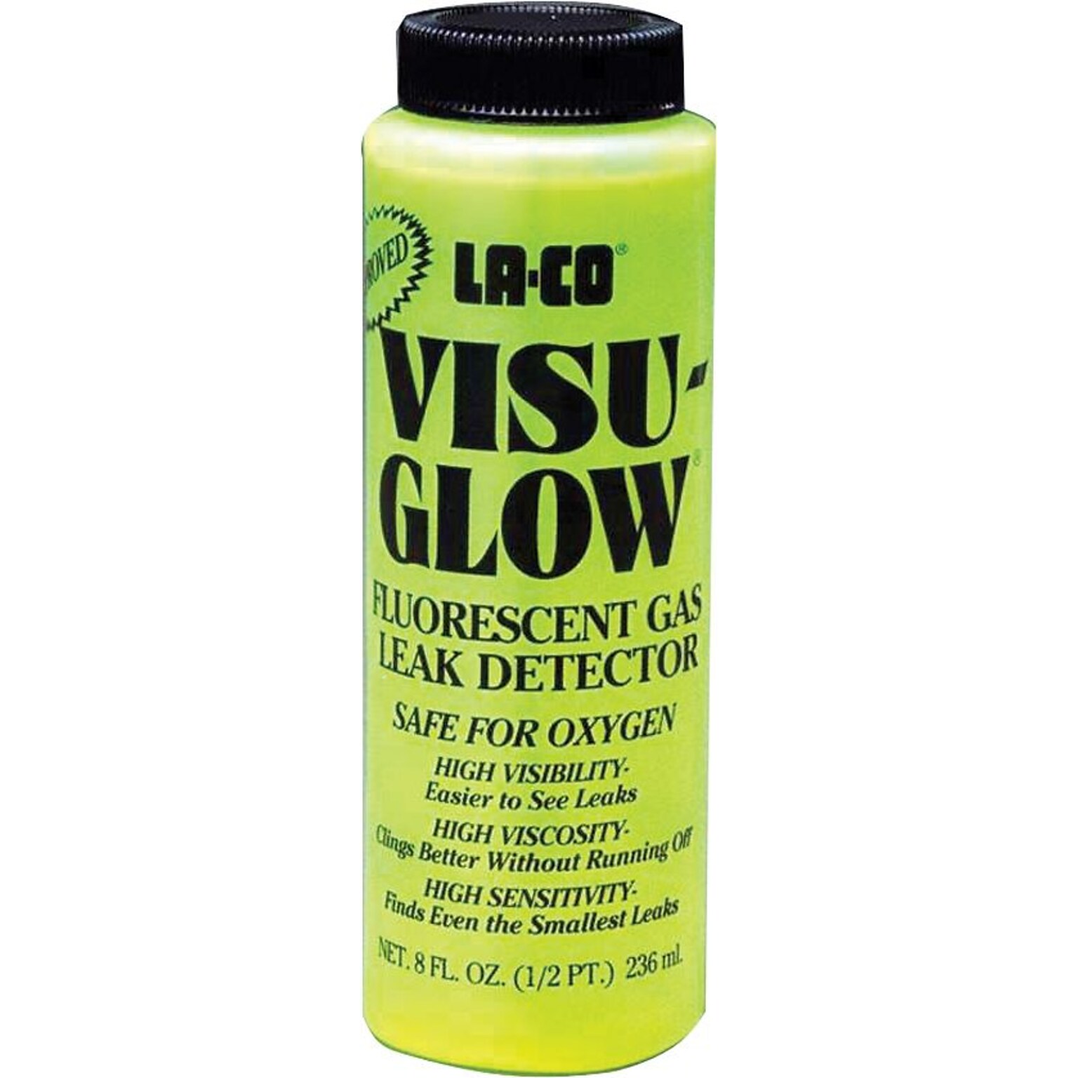 LA-CO® Visu-Glow® High Visibility Leak Detector, 8 oz. Bottle