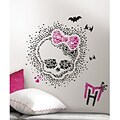 RoomMates Monster High Heart Skullette Peel and Stick Wall Decal, Black
