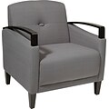 Office Star Ave Six® Fabric Main Street Chair, Charcoal
