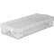 Advantus Super Stacker Stackable Pencil Box - Plastic - Clear