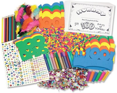 Chenille Kraft 100th Day Of School Activity Box - 100 Piece(s) - Assorted