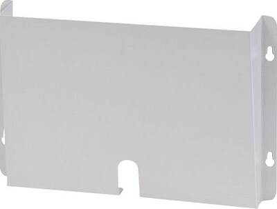 Buddy Products® HIPAA Single Pocket Wall File Holder, Platinum