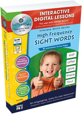 Interactive Whiteboard Resources, High Frequency Sight Words