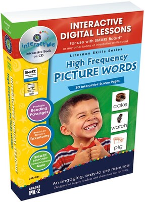 Classroom Complete Press® IWB High Frequency Picture Words Book, Grades Pre-K - 2nd (CCP7101)