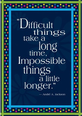 Barker Creek Impossible Things Take Longer, Blue (BCP1801)