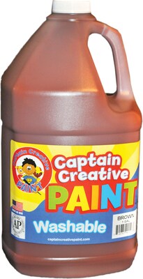 Captain Creative Washable Paint™, Brown, Gallon