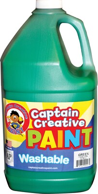 Captain Creative Washable Paint™, Green, Gallon