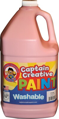 Captain Creative Washable Paint™, Pink, Gallon