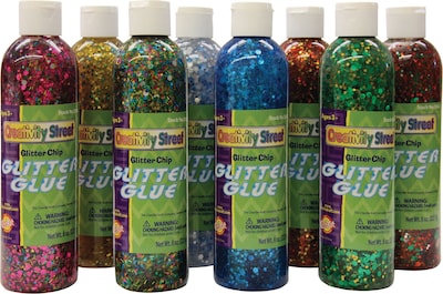 Chenille Kraft Glitter Craft Glue, 8/Pack (CK-8562)