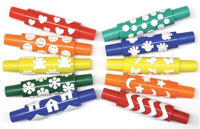 WonderFoam Pattern Rollers Faces Houses Hearts Bears Flowers