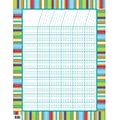 Creative Teaching Press Stripes & Stitches on Turquoise Incentive Chart, 17 x 22 (CTP1418)