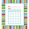 Stripes & Stitches Incentive Charts, 5-1/4 x 6, 36 sheets