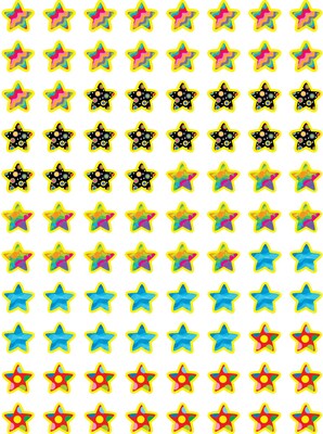 Creative Teaching Press Poppin Patterns Stars Hot Spots Stickers, 880 ct. (CTP7154)