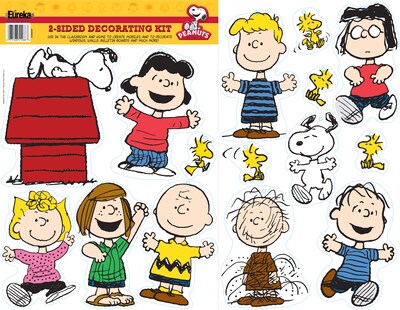 Peanuts® Classic Characters 2-Sided Deco Kit