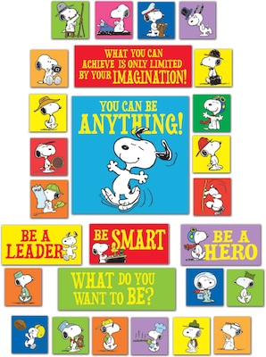 Eureka Peanuts You Can Be Anything Bulletin Board Set, 33 pieces (EU-847683) | Quill