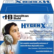 HamiltonBuhl HygenX Sanitary Ear Cushion Covers for Headphones & Headsets