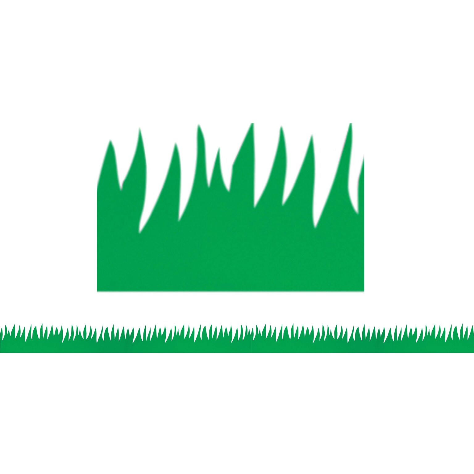 Hygloss® Pre School - 8th Grades Classroom Border, Green Grass, 2/Bd