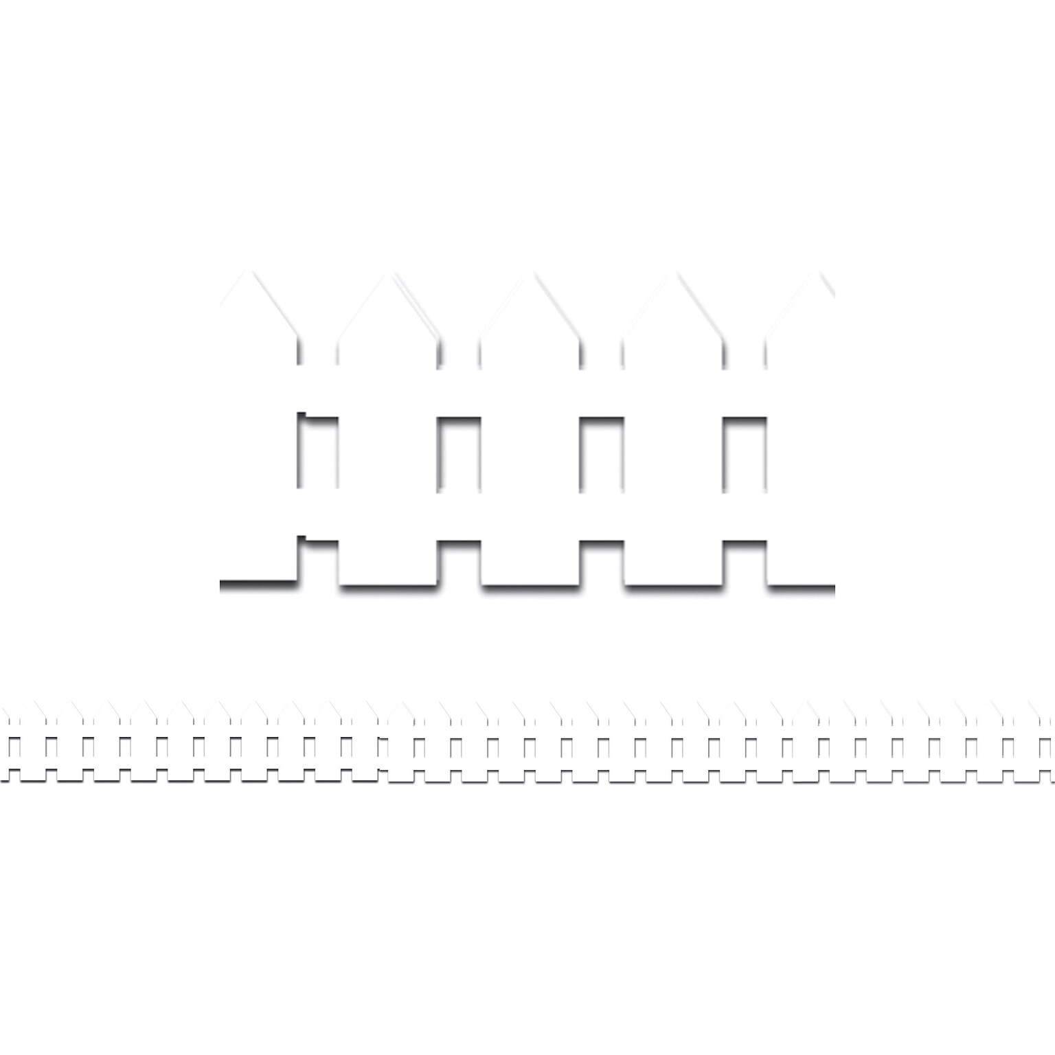 White Fence Mighty Brights™ Border, 3 x 36, 12/pkg