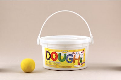Dazzlin Dough, Yellow, 3 lb. tub