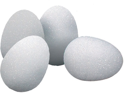 Hygloss 2 Eggs, Pack of 12, White | Quill