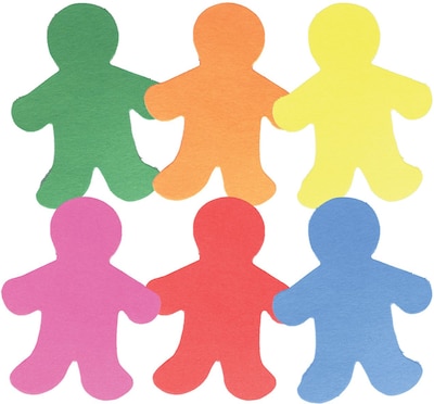 Hygloss® Pocket Shapes, People, 2/Bd