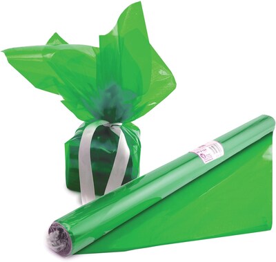 Hygloss Cello-Wrap™ Art Roll, 20 x 12.5, Green (HYG71503)