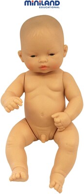 Newborn Baby Doll, Asian Boy, 12-5/8L