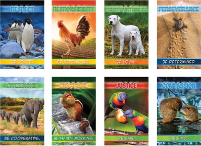 Growing in Character Bulletin Board Set