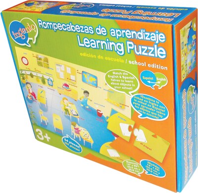 About School Bilingual Learning Puzzle