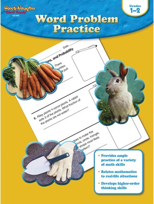 Word Problem Practice, Grades 1-2