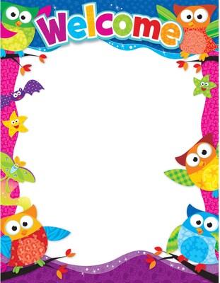 Welcome (Owl-Stars!™) Learning Chart