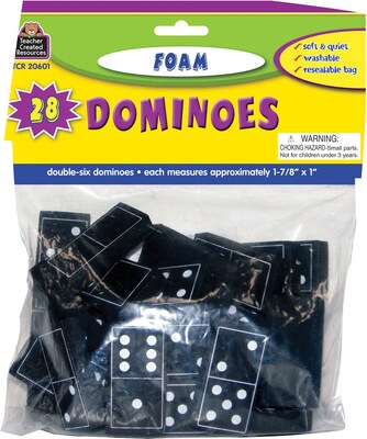 Foam Dominoes: Black