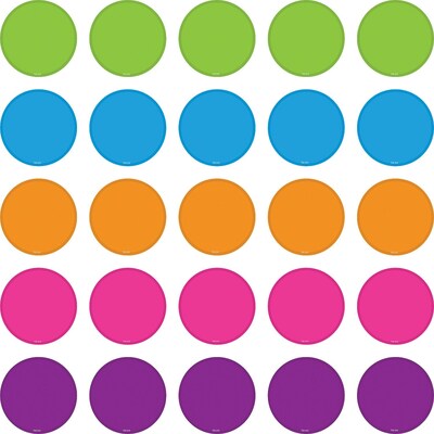 Bright Colors Circles Mini Accents