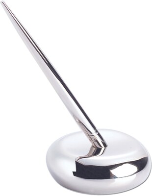 Natico Contempo Pen and Stand, Silver