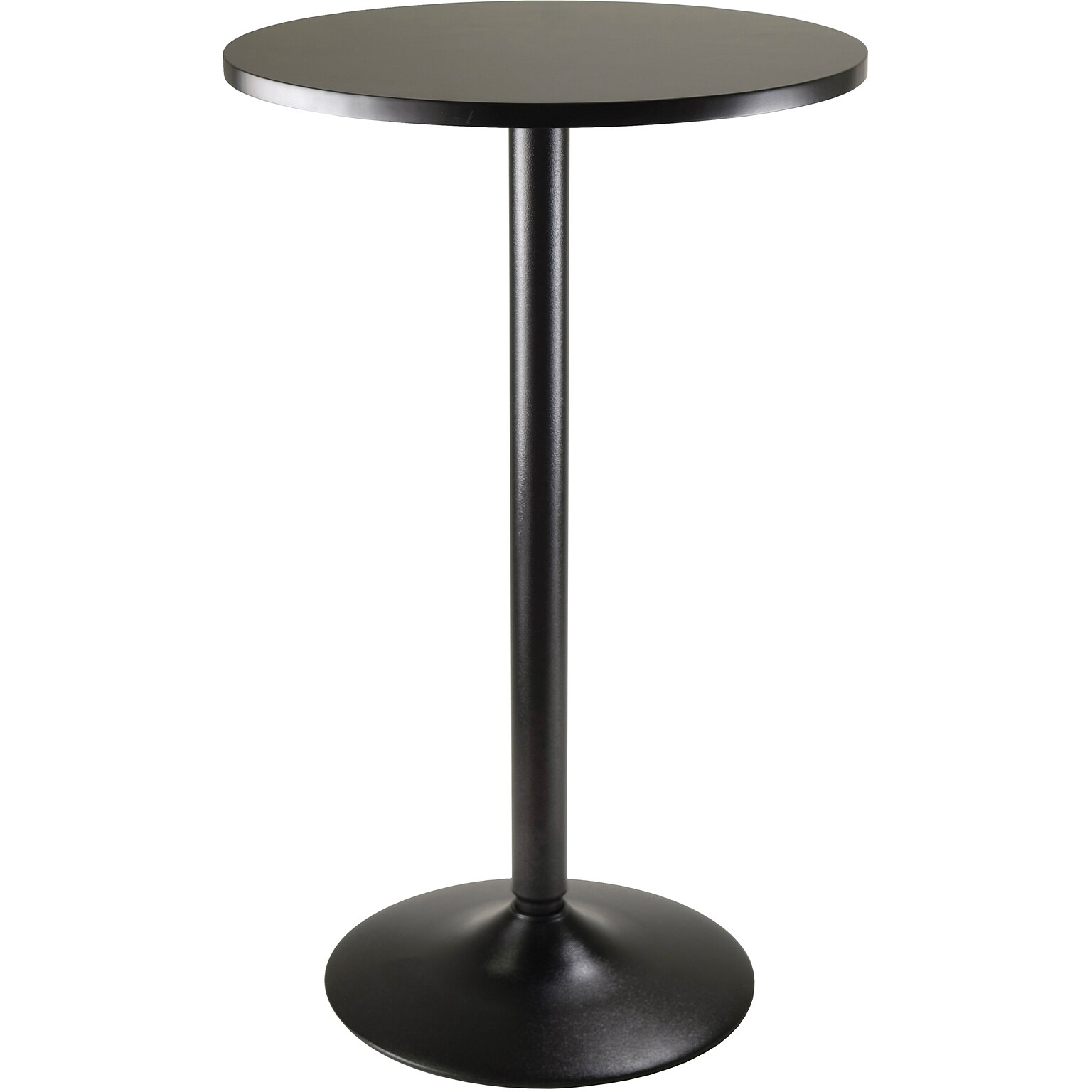 Winsome 23.66 Round MDF Pub Table, Black (20123)